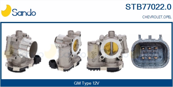 Corpo farfallato SANDO STB77022.0