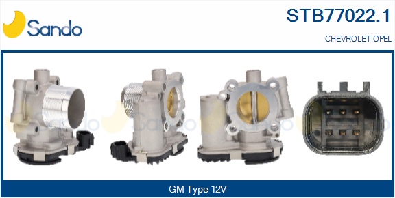 Corpo farfallato SANDO STB77022.1