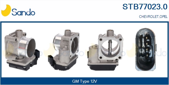 Corpo farfallato SANDO STB77023.0