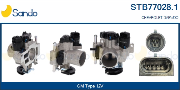 Corpo farfallato SANDO STB77028.1