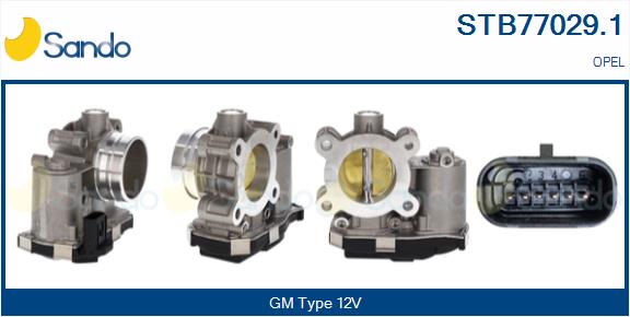 Corpo farfallato SANDO STB77029.1