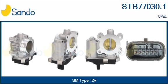 Corpo farfallato SANDO STB77030.1