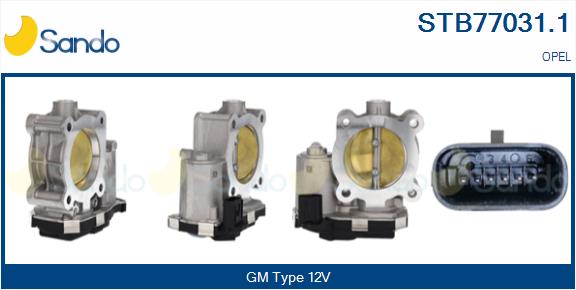 Corpo farfallato SANDO STB77031.1