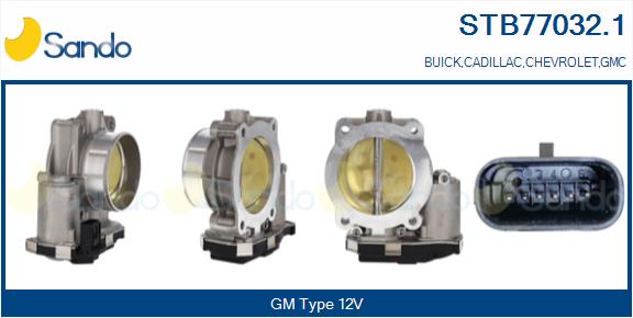 Corpo farfallato SANDO STB77032.1