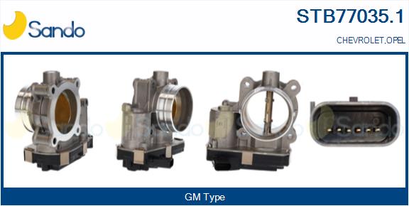 Corpo farfallato SANDO STB77035.1