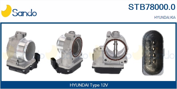 Corpo farfallato SANDO STB78000.0