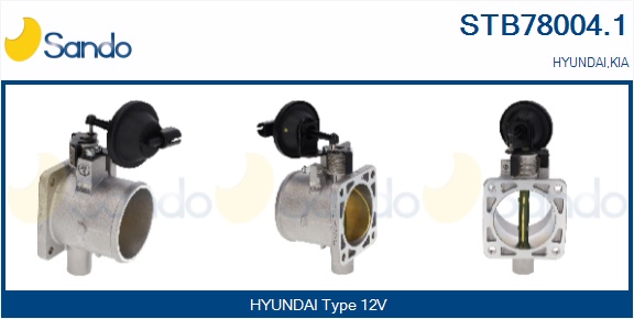 Corpo farfallato SANDO STB78004.1