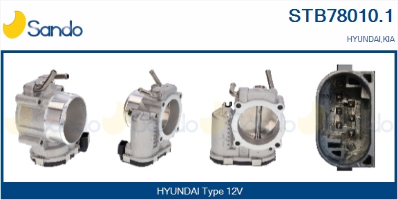 Corpo farfallato SANDO STB78010.1