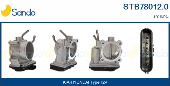 Corpo farfallato SANDO STB78012.0