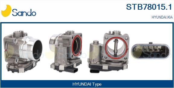 Corpo farfallato SANDO STB78015.1