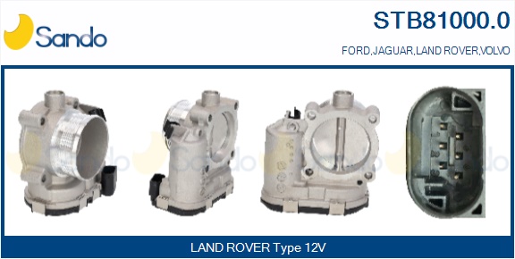 Corpo farfallato SANDO STB81000.0