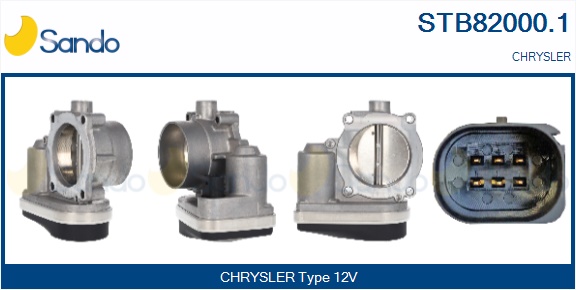 Corpo farfallato SANDO STB82000.1