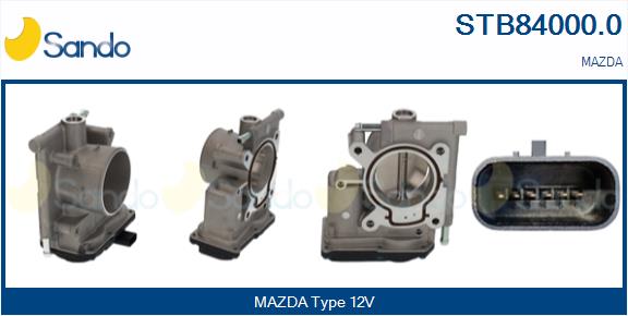 Corpo farfallato SANDO STB84000.0
