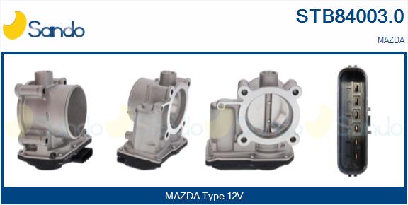 Corpo farfallato SANDO STB84003.0
