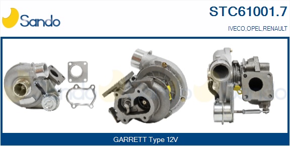 Turbocompressore, sovralimentazione SANDO STC61001.7