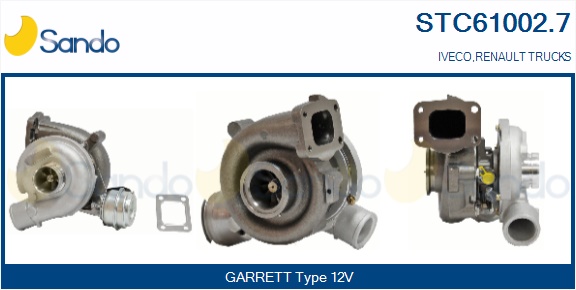 Turbocompressore, sovralimentazione SANDO STC61002.7