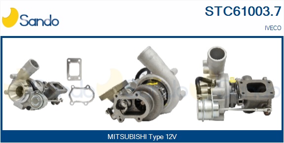 Turbocompressore, sovralimentazione SANDO STC61003.7