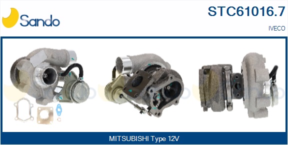 Turbocompressore, sovralimentazione SANDO STC61016.7