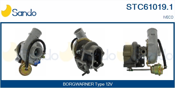Turbocompressore, sovralimentazione SANDO STC61019.1