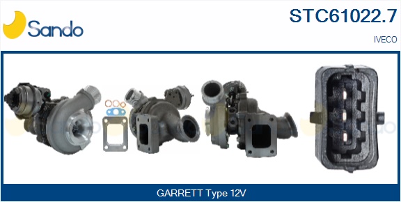 Turbocompressore, sovralimentazione SANDO STC61022.7