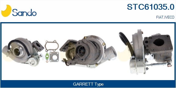 Turbocompressore, sovralimentazione SANDO STC61035.0