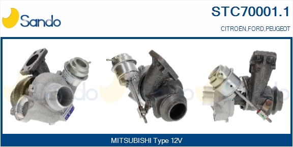 Turbocompressore, sovralimentazione SANDO STC70001.1