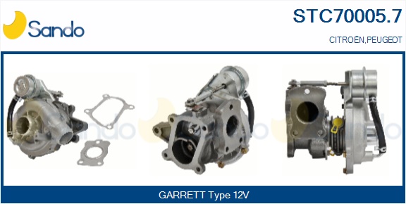 Turbocompressore, sovralimentazione SANDO STC70005.7