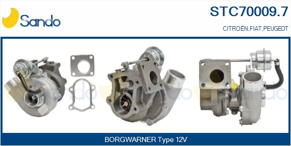 Turbocompressore, sovralimentazione SANDO STC70009.7