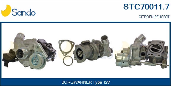 Turbocompressore, sovralimentazione SANDO STC70011.7