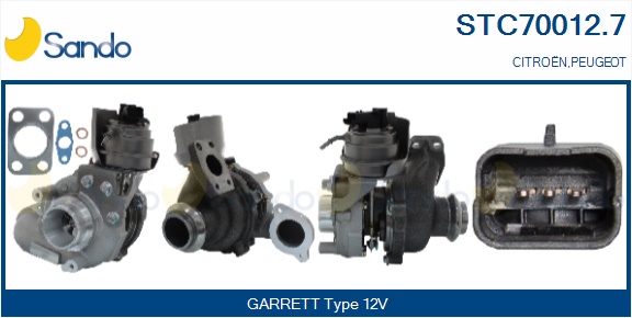 Turbocompressore, sovralimentazione SANDO STC70012.7