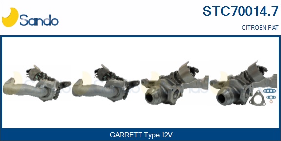 Turbocompressore, sovralimentazione SANDO STC70014.7