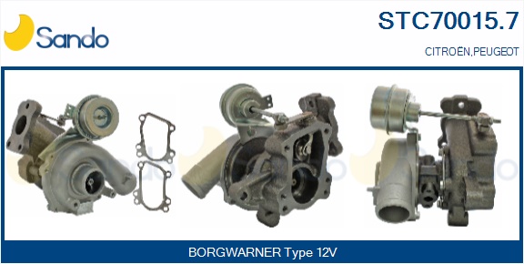 Turbocompressore, sovralimentazione SANDO STC70015.7