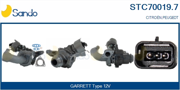 Turbocompressore, sovralimentazione SANDO STC70019.7