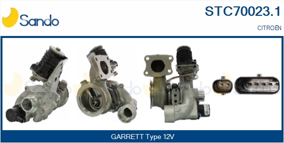 Turbocompressore, sovralimentazione SANDO STC70023.1