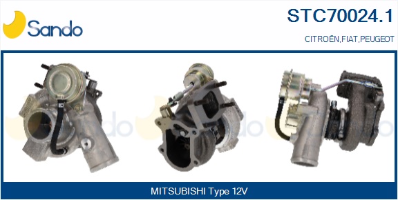 Turbocompressore, sovralimentazione SANDO STC70024.1