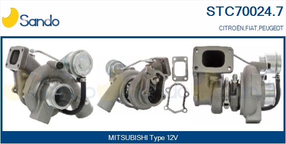 Turbocompressore, sovralimentazione SANDO STC70024.7