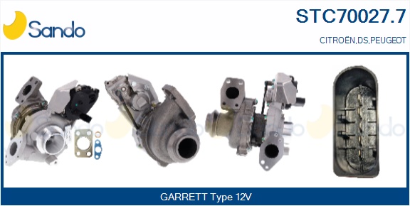 Turbocompressore, sovralimentazione SANDO STC70027.7