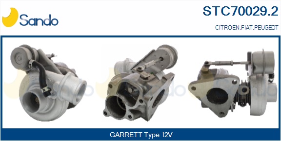 Turbocompressore, sovralimentazione SANDO STC70029.2