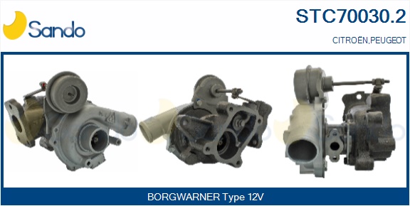 Turbocompressore, sovralimentazione SANDO STC70030.2