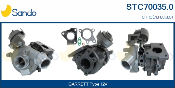 Turbocompressore, sovralimentazione SANDO STC70035.0