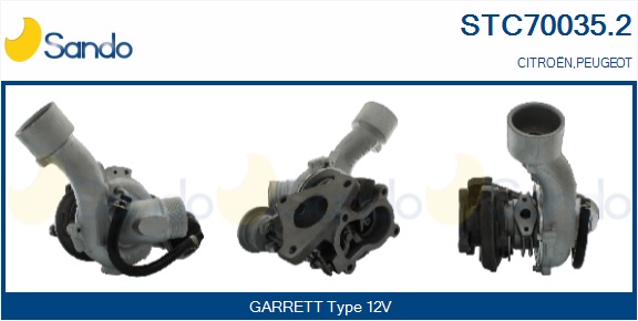 Turbocompressore, sovralimentazione SANDO STC70035.2
