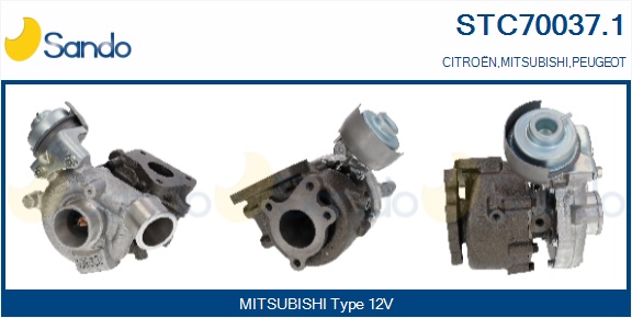 Turbocompressore, sovralimentazione SANDO STC70037.1