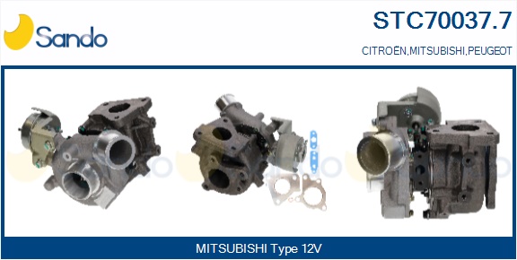 Turbocompressore, sovralimentazione SANDO STC70037.7