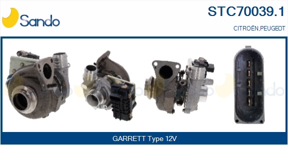Turbocompressore, sovralimentazione SANDO STC70039.1