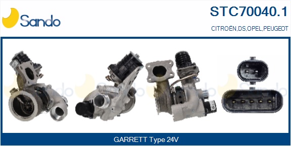 Turbocompressore, sovralimentazione SANDO STC70040.1
