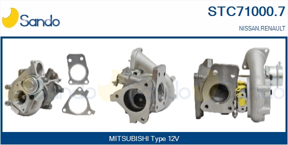 Turbocompressore, sovralimentazione SANDO STC71000.7