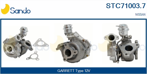 Turbocompressore, sovralimentazione SANDO STC71003.7