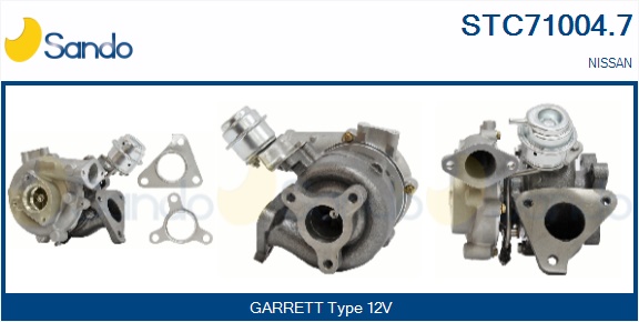 Turbocompressore, sovralimentazione SANDO STC71004.7
