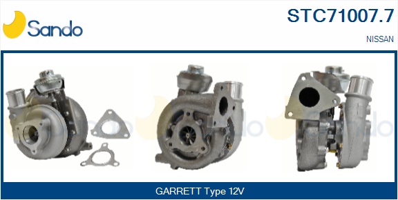 Turbocompressore, sovralimentazione SANDO STC71007.7