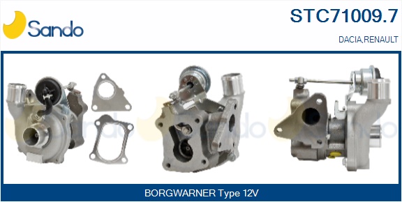 Turbocompressore, sovralimentazione SANDO STC71009.7